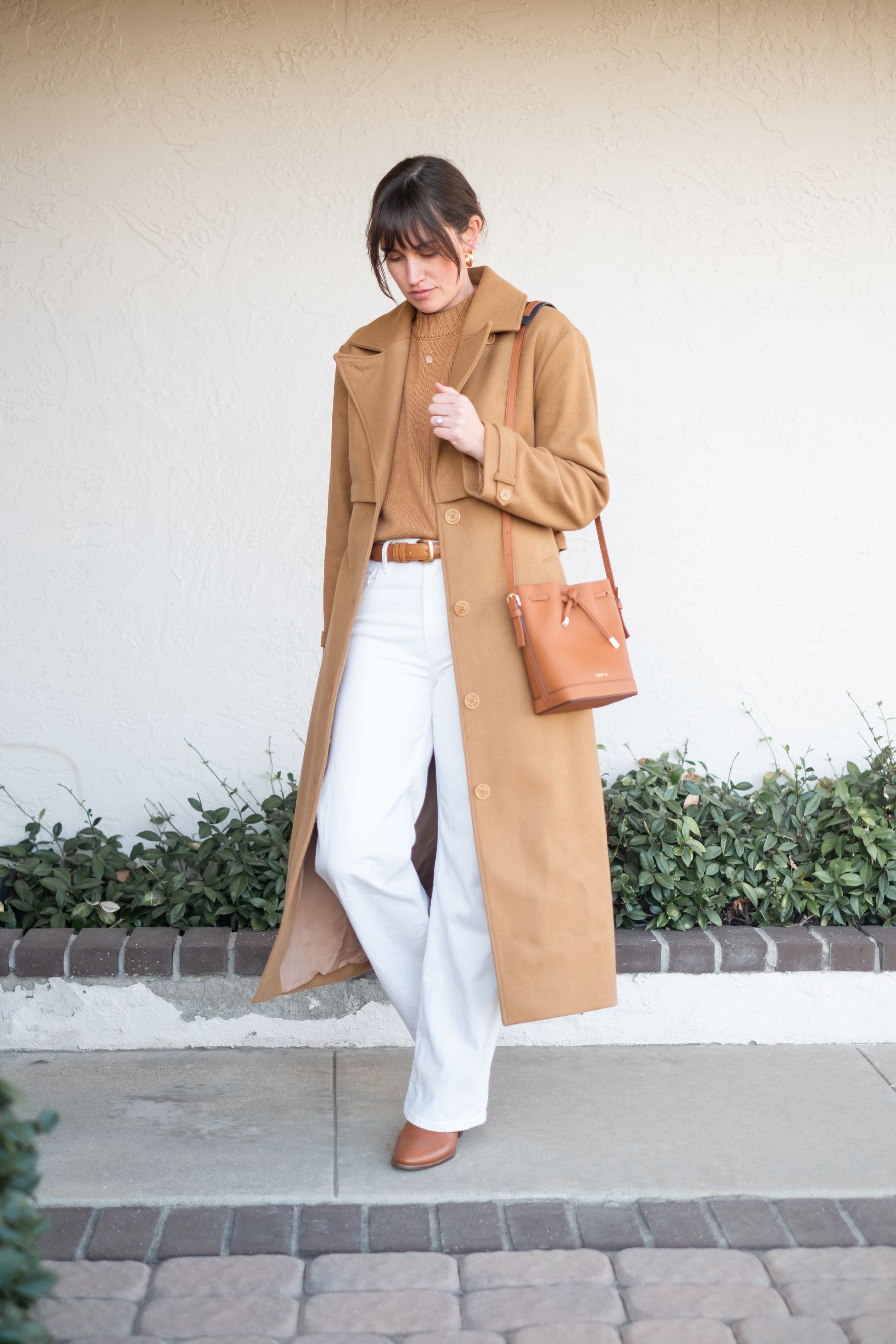 3 Ways to Wear a Winter Maxi Coat with Wide Leg Pants